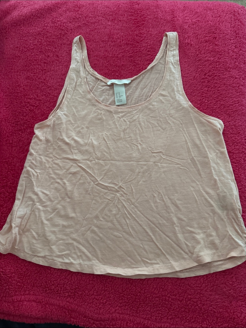 H&M Pale Pink Sleeveless Tank Top